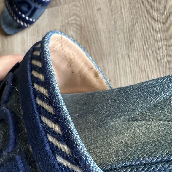 Authentic Gucci Jane Logo Denim Slide Resort Sandals Size 38.5  - 8.5 - Picture 6 of 7